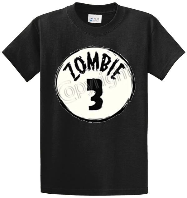 Zombie 3 Printed Tee Shirt