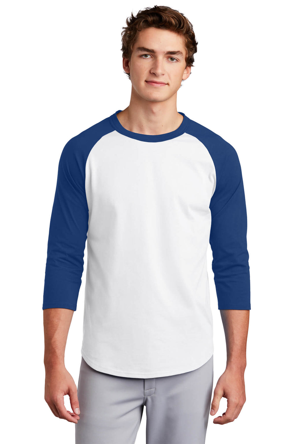 Sport-Tek Colorblock Jersey Baseball Tee Shirt-11