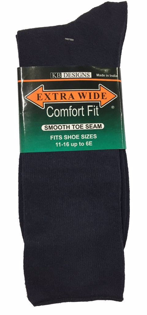 Men's Extra Wide Dress Sock-2