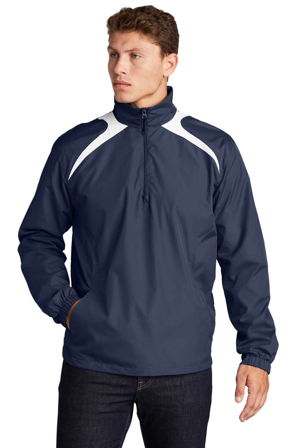Sport-Tek Half-Zip Wind Shirt-3