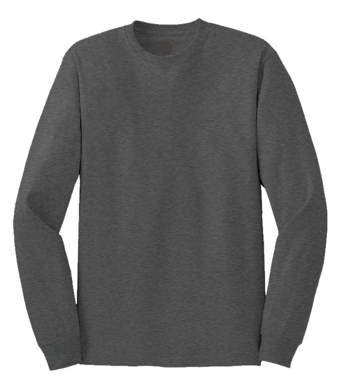 100% Cotton Long Sleeve Tee Closeout-2
