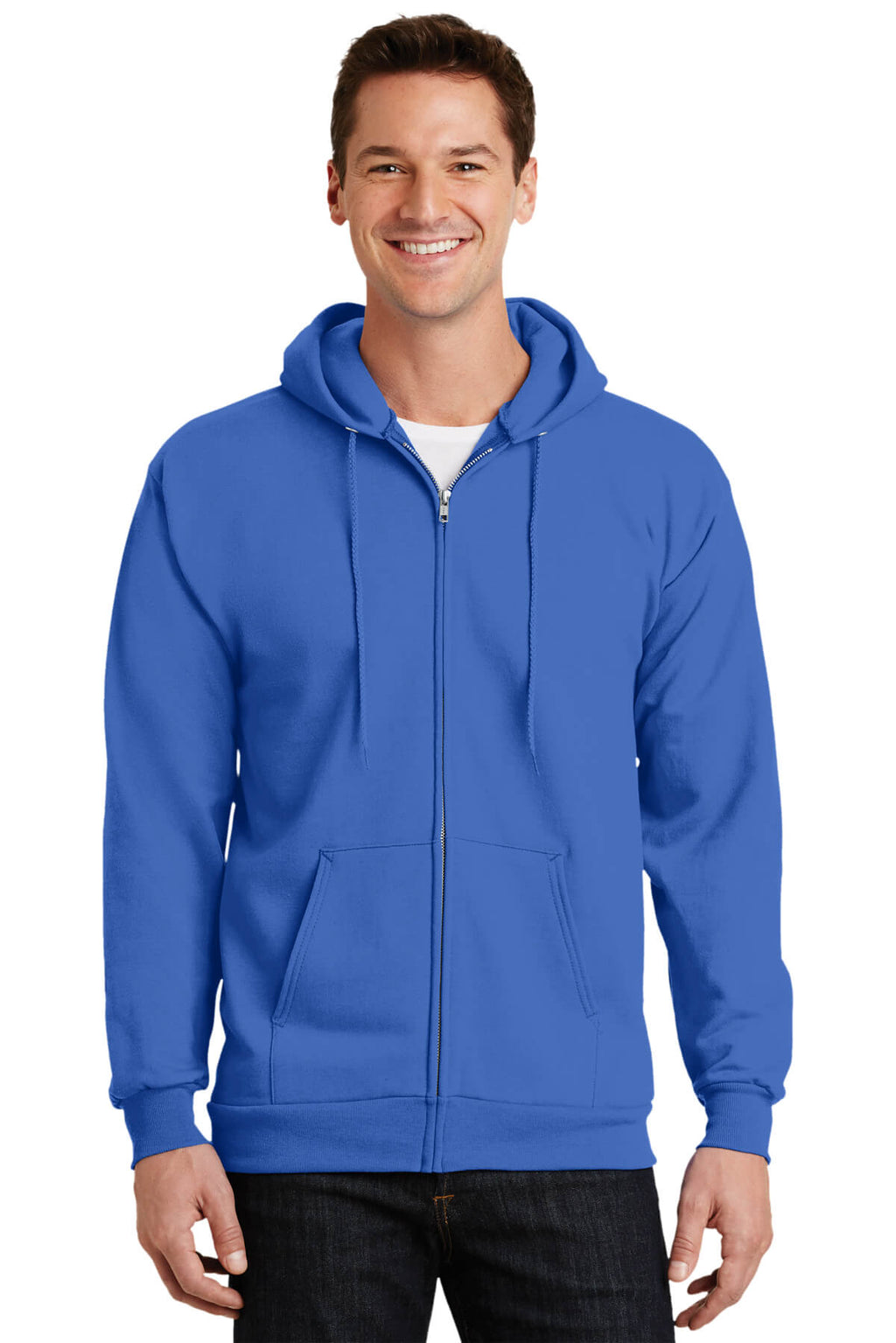 Port & Company Tall Ultimate Full-Zip Hooded Sweatshirt-7