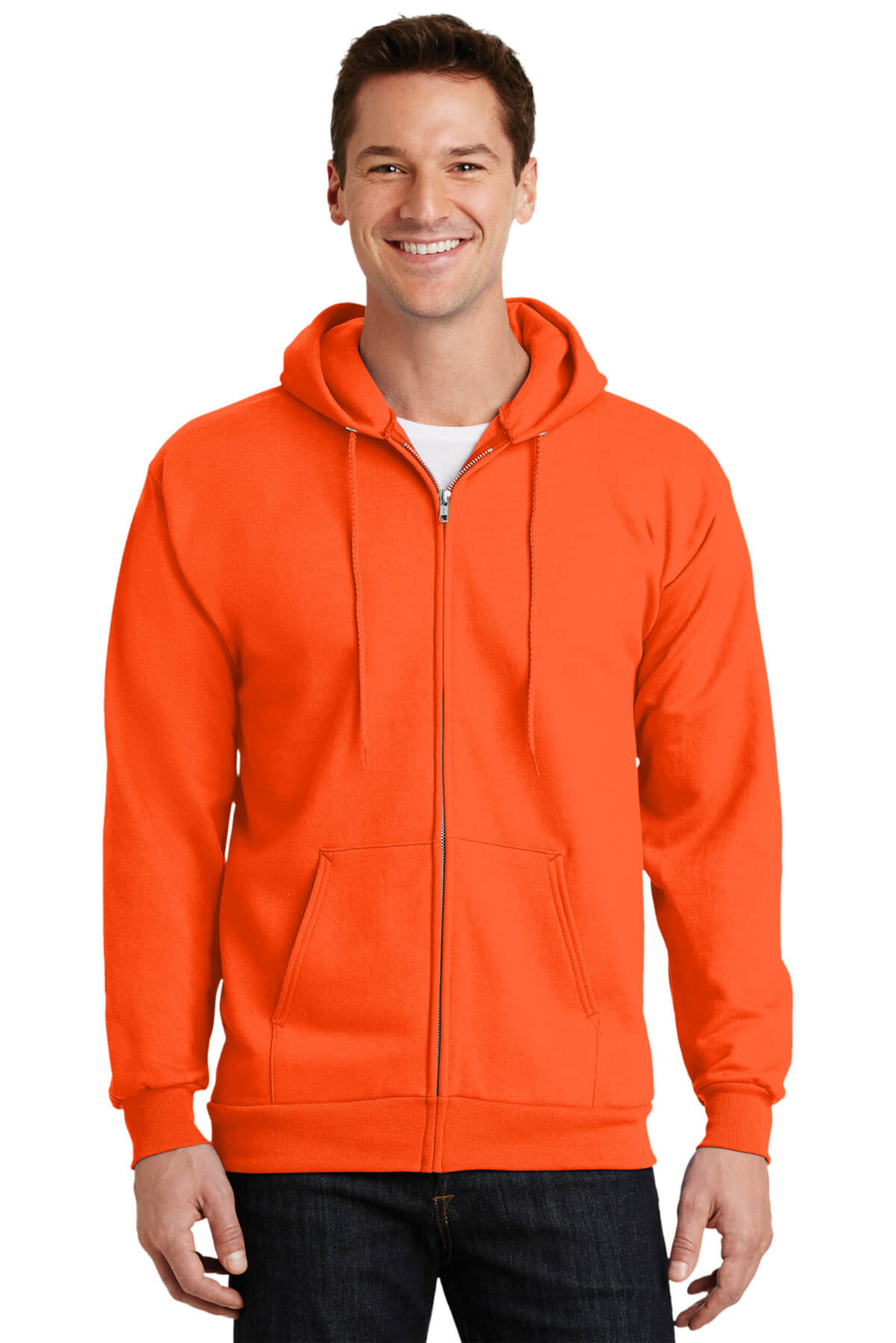 Port & Company Tall Ultimate Full-Zip Hooded Sweatshirt-9