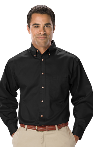 Blue Generation Men's Long Sleeve SCOTCHGARD Treated Twill Shirt SM-6XL and LT-3XT