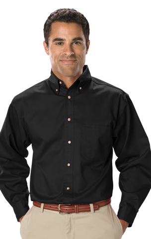 Blue Generation Men's Long Sleeve SCOTCHGARD Treated Twill Shirt SM-6XL and LT-3XT