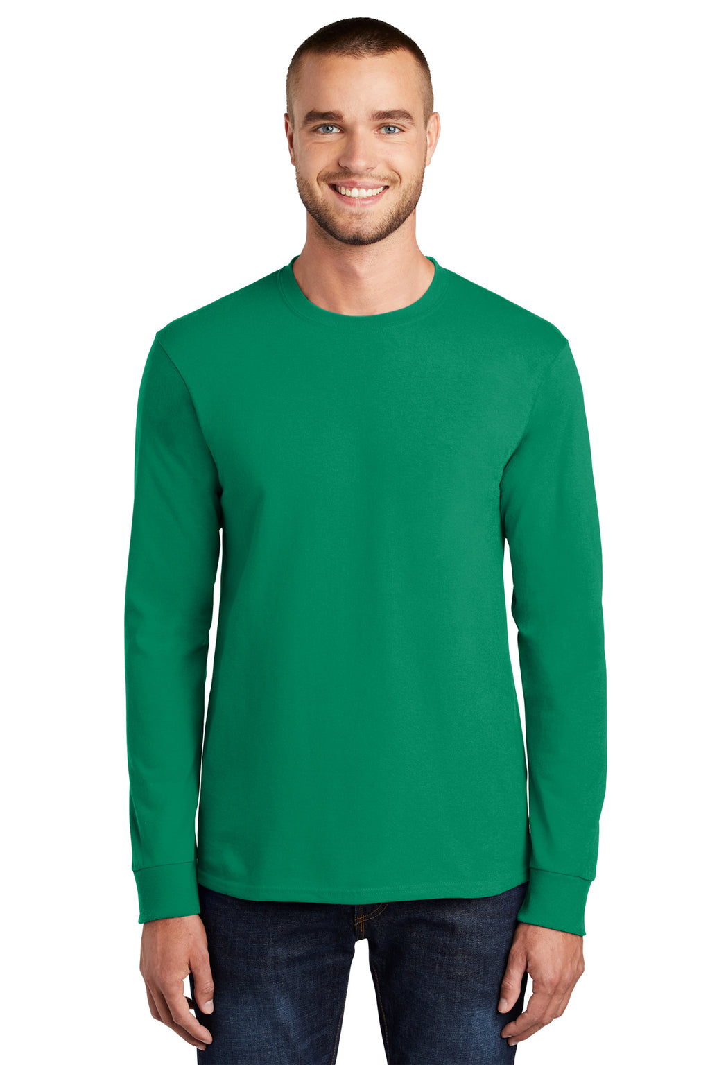 100% Cotton Long Sleeve Tee Closeout-8
