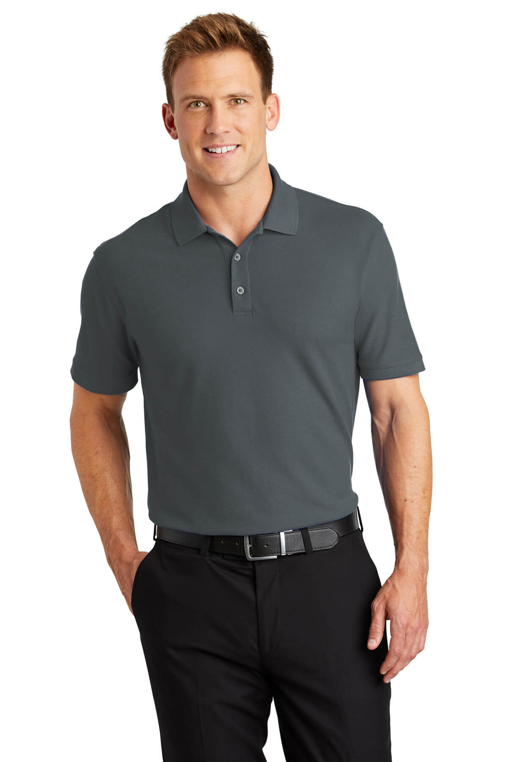 Port Authority TALL Core Classic Pique Polo-3