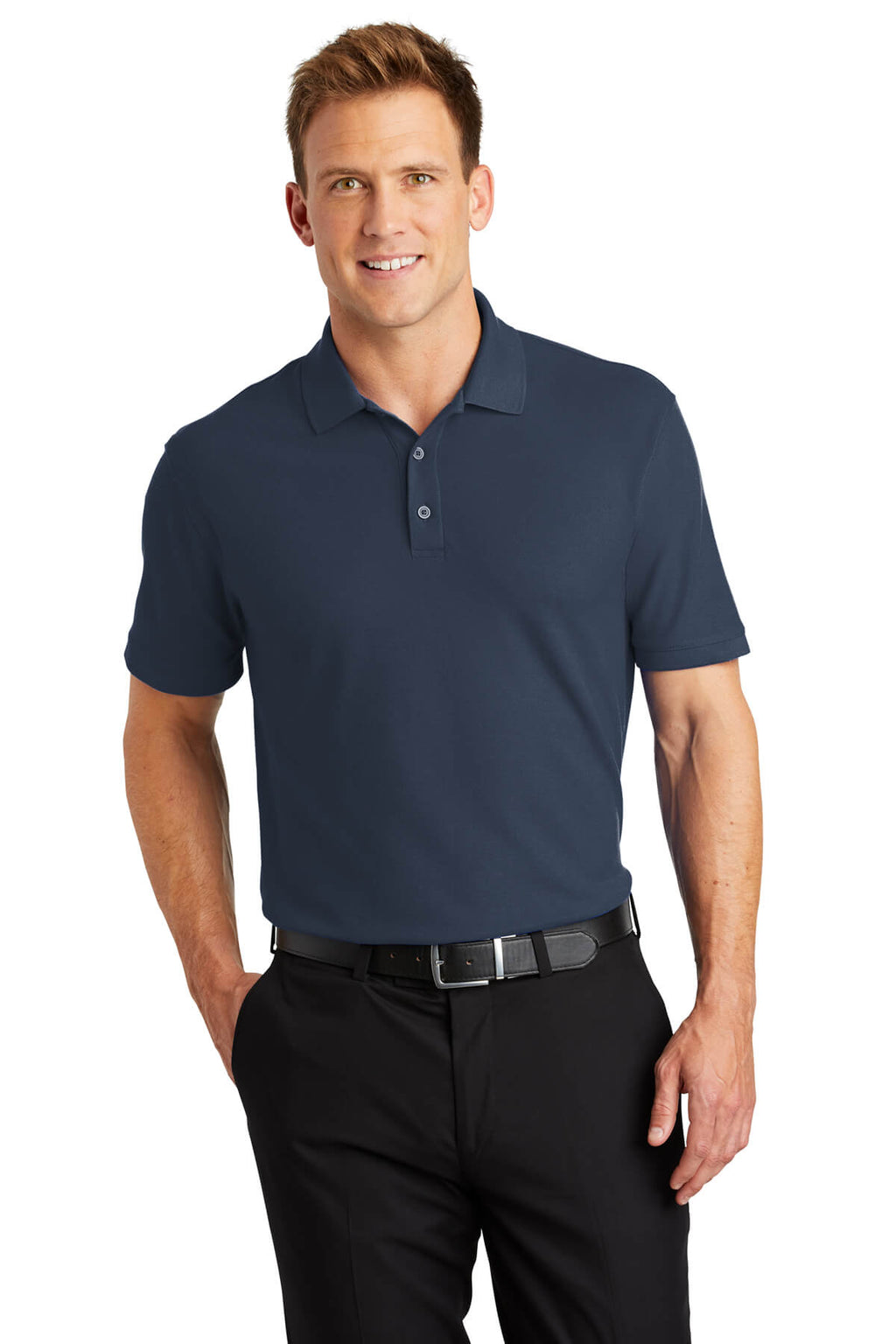 Port Authority TALL Core Classic Pique Polo-4