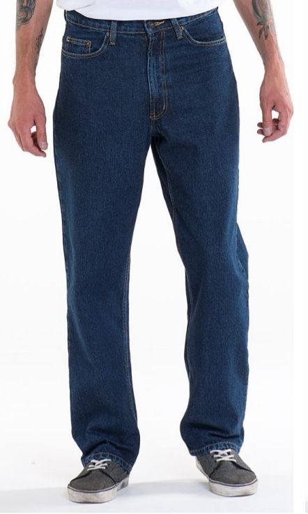 Classic Relaxed Fit Men Jeans Jean Homme Blue Denim Spijkerbroeken