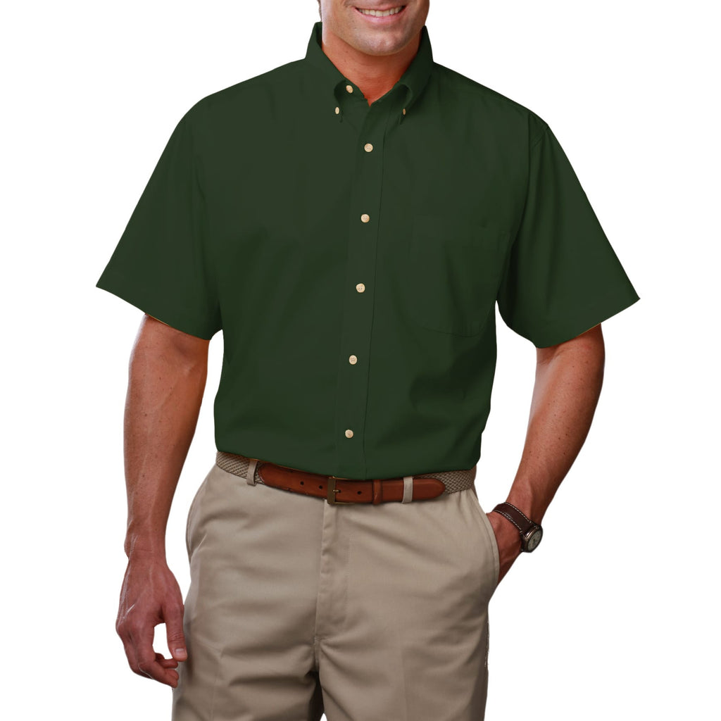 Blue Generation Men's TALL Short Sleeve Easy Care Poplin Shirt-2