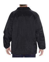 Dickies Nylon Windbreaker Jacket black back