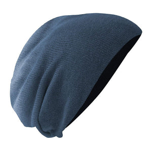 District Brand Slouch Beanie navy