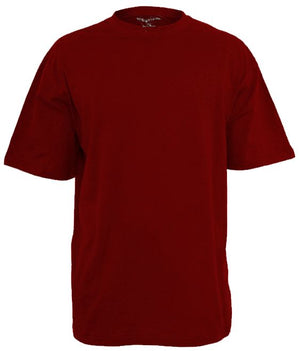 GREYSTONE Big Tall Man Cotton SHORT SLEEVE TEE SHIRT BURGUNDY