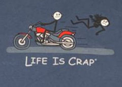 life is crap 2XL tee shirt 
