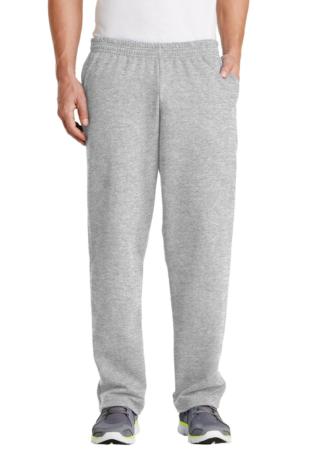 Port & Company Classic Open Bottom Sweatpant With Pockets-2