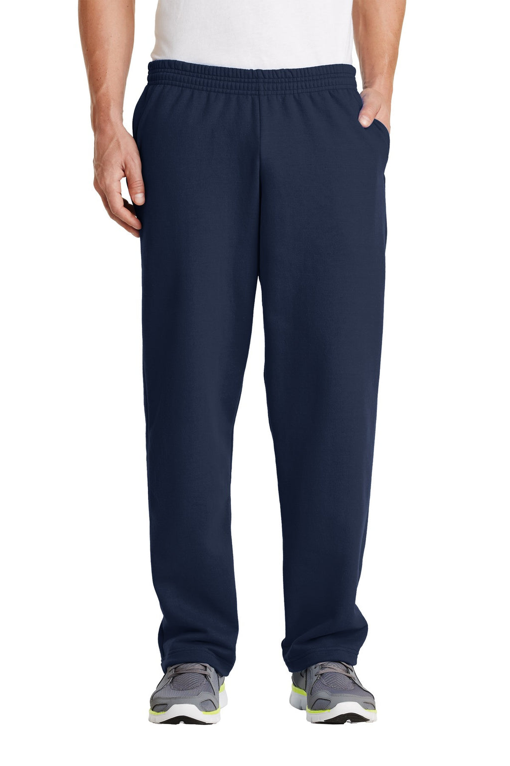 Port & Company Classic Open Bottom Sweatpant With Pockets-4
