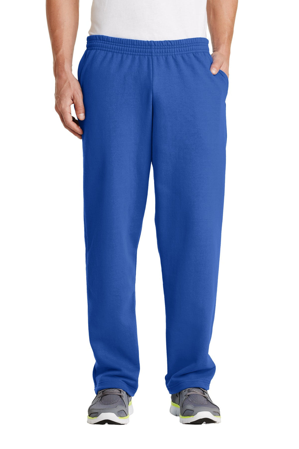 Port & Company Classic Open Bottom Sweatpant With Pockets-8