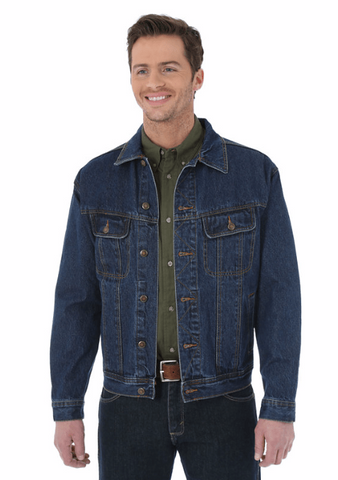 Wrangler Men's Blue Denim Jacket Closeout