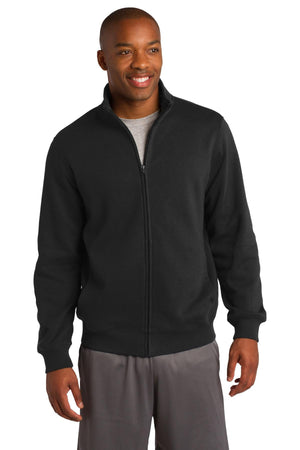 Sport-Tek Zip Sweat Jacket With Collar