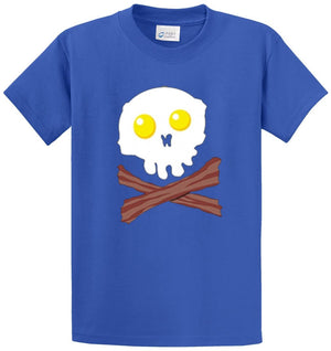 Bacon And Egg Face Printed Tee Shirt