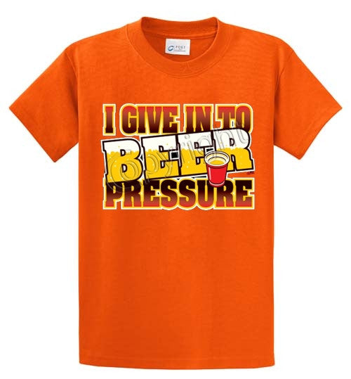 Beer Pressure Printed Tee Shirt-1
