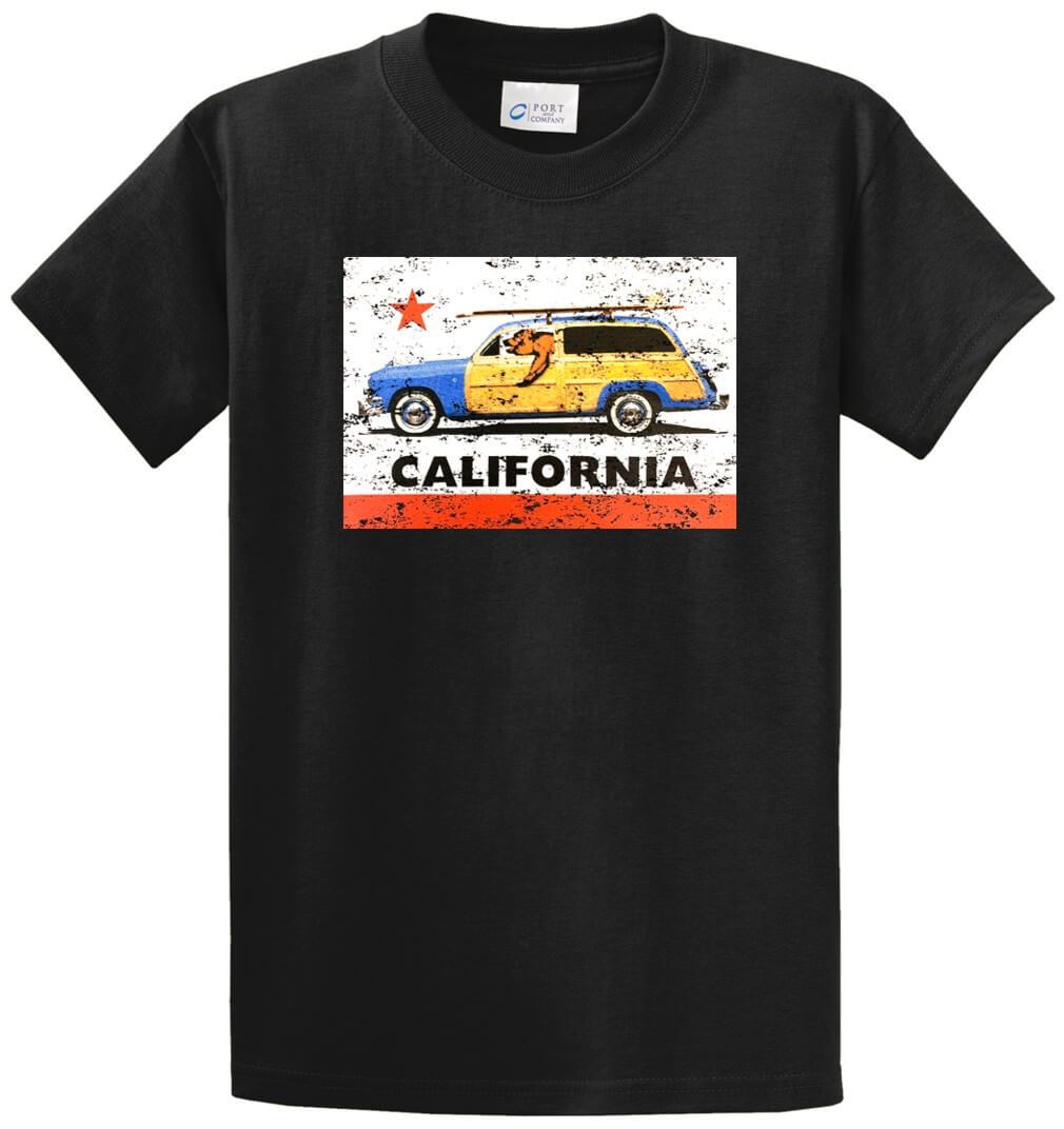California Woody Bear Printed Tee Shirt-1