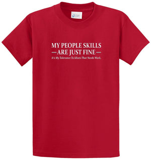 People Skills Printed Tee Shirt