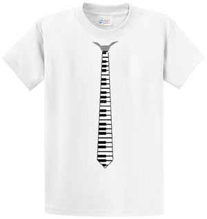 Piano Tie Printed Tee Shirt