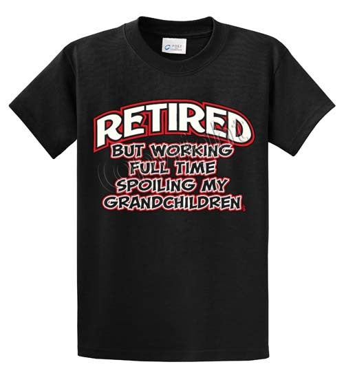 Retired_Grandchildren Printed Tee Shirt-1