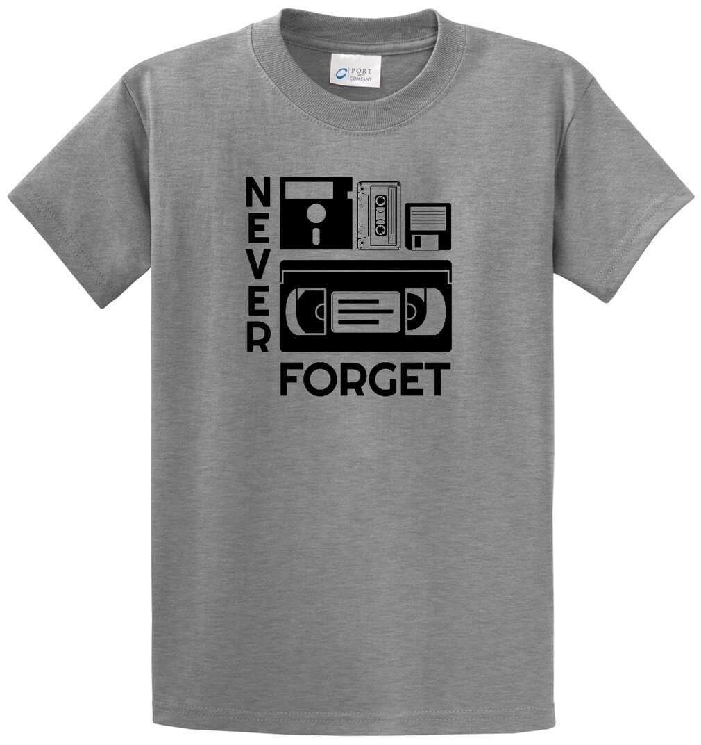 Never Forget Printed Tee Shirt-1