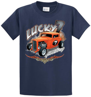 Lucky 7 Speedway Printed Tee Shirt