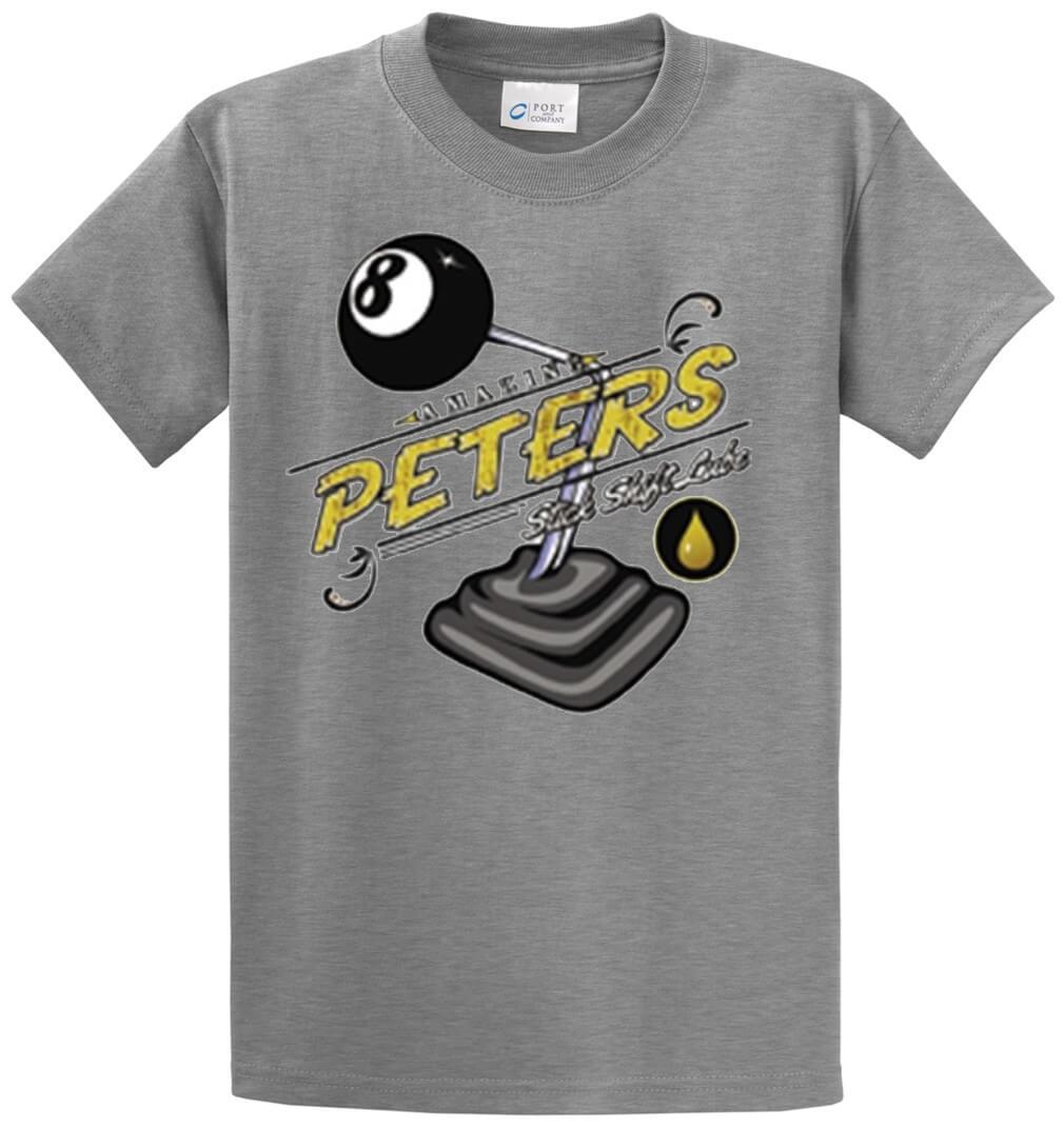 Peters Stick Shift Lube Printed Tee Shirt-1