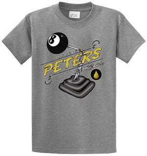 Peters Stick Shift Lube Printed Tee Shirt