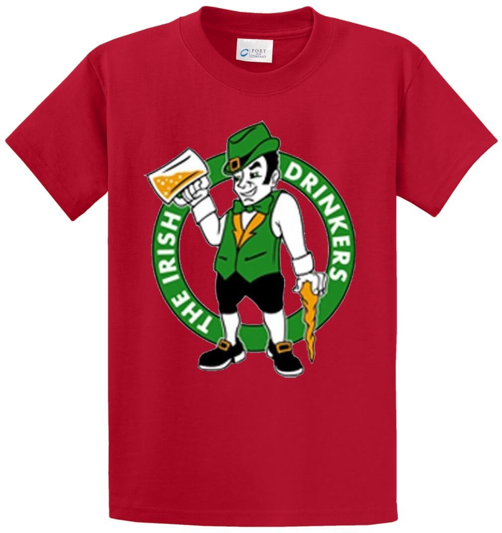 Irish Drinkers Printed Tee Shirt-1