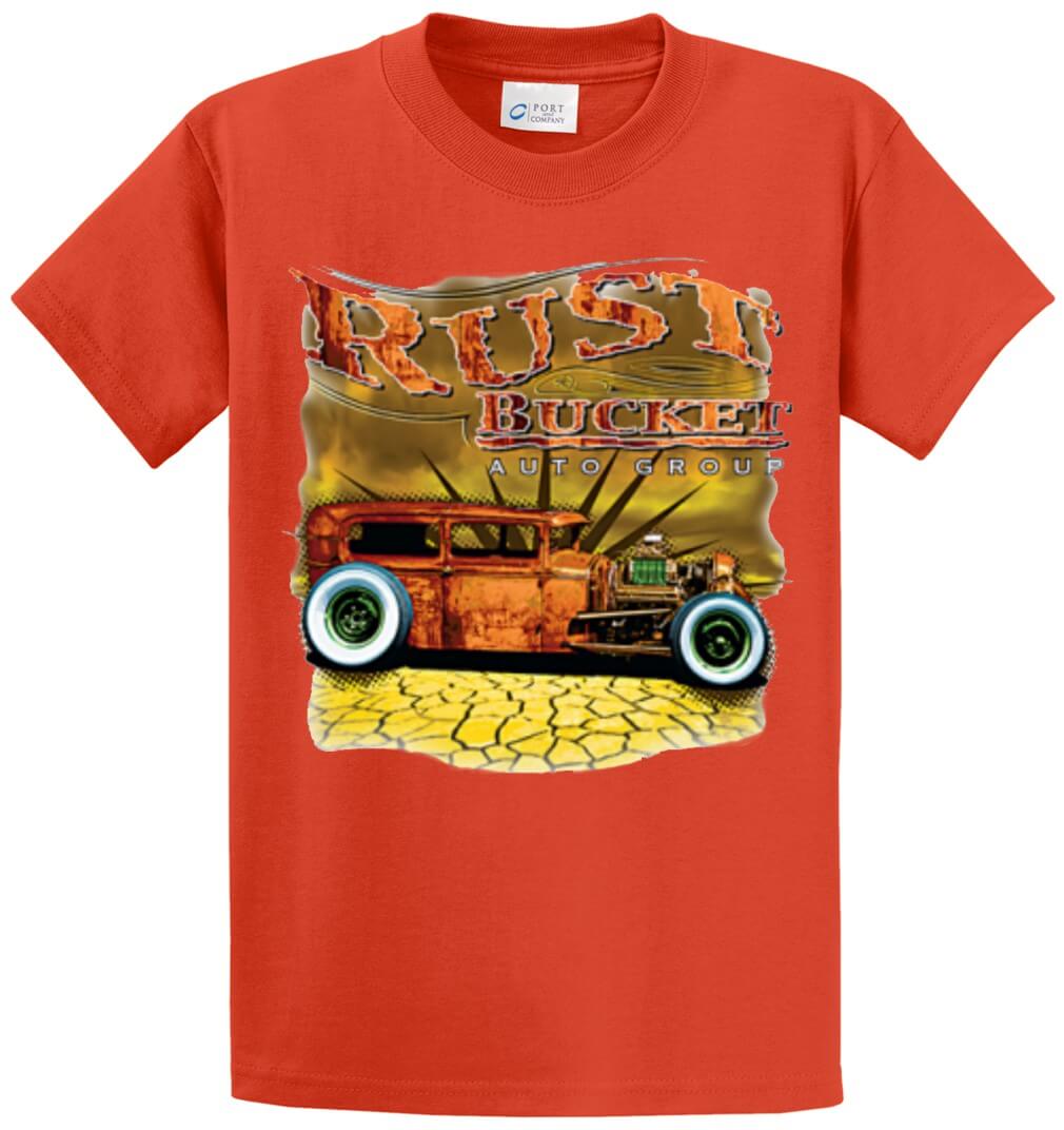 Rust Bucket Auto Group-Rod Printed Tee Shirt-1