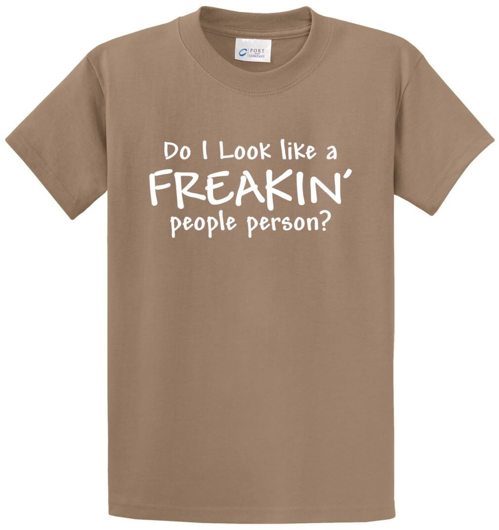 Freakin People Person Printed Tee Shirt-1