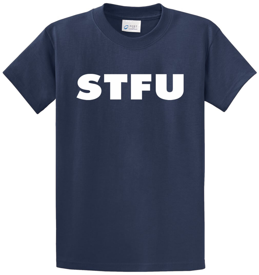 Stfu Printed Tee Shirt-1