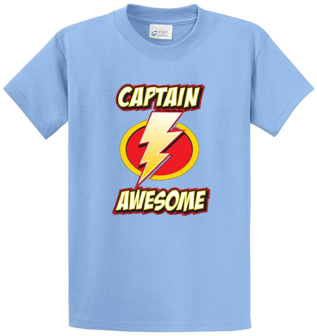 Captain Awesome Printed Tee Shirt-1