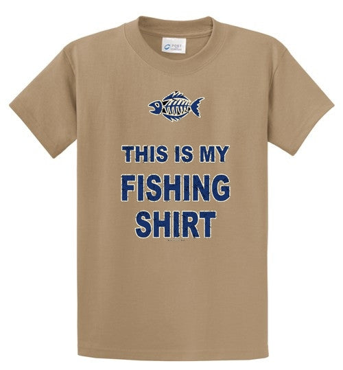 My Fishing Shirt Printed Tee Shirt-1