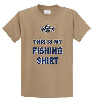 My Fishing Shirt Printed Tee Shirt