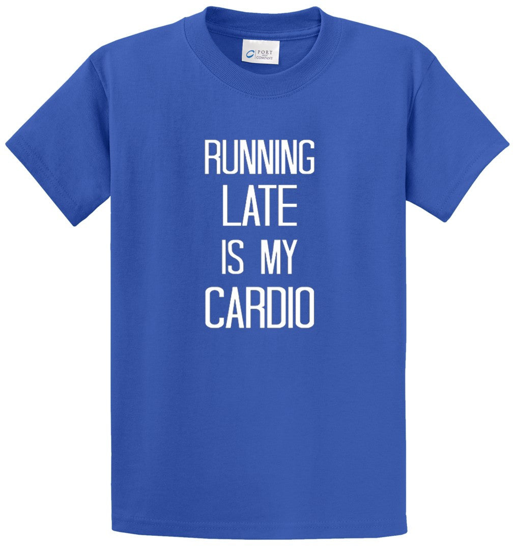 Running Late Printed Tee Shirt-1