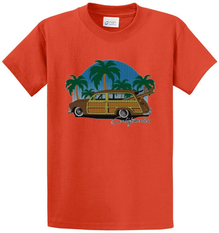 Knit Woody Cali Printed Tee Shirt