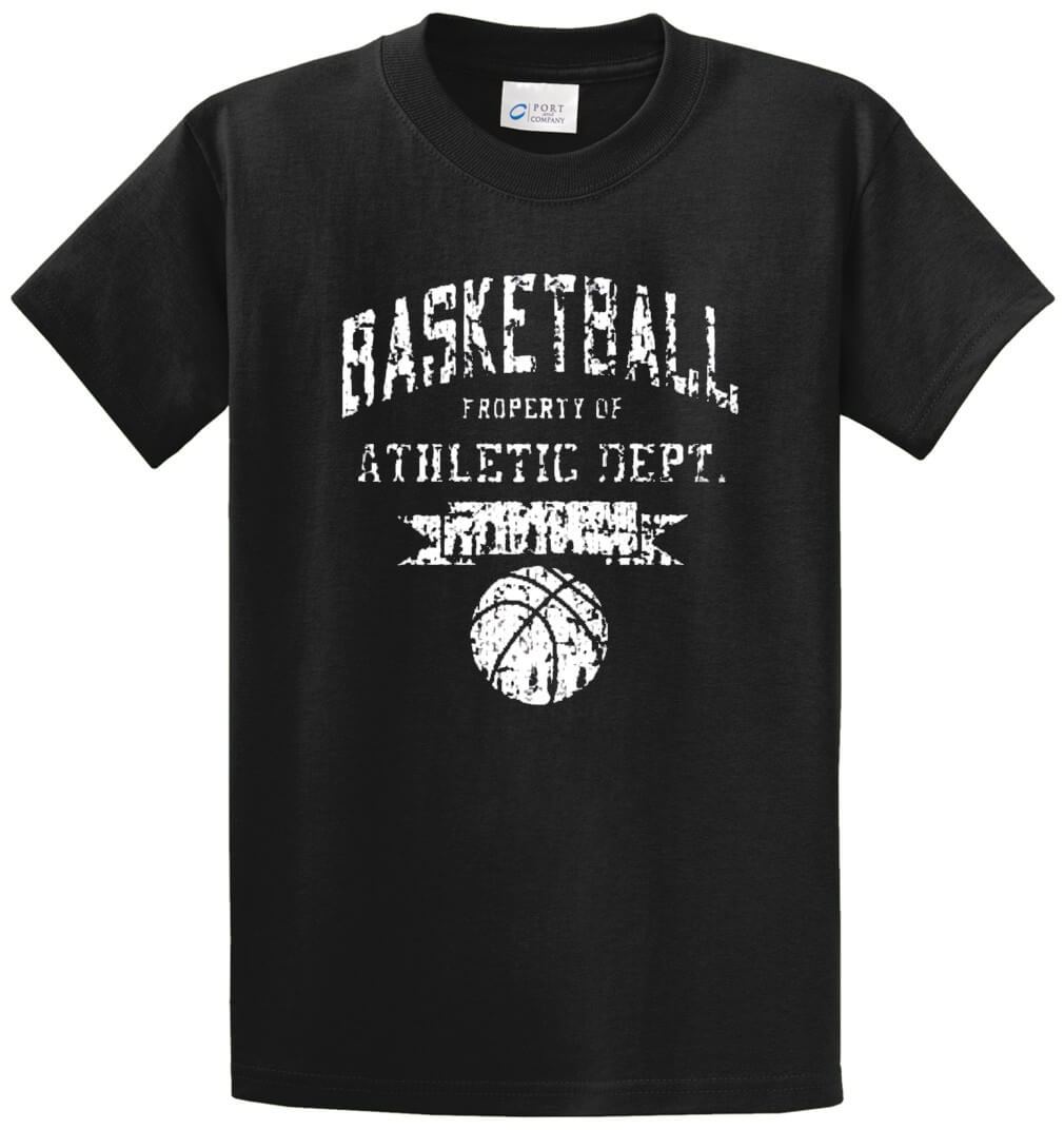 Basketball Athletic Printed Tee Shirt-1