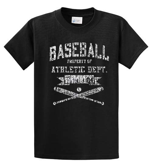 Baseball Athletic Dept Printed Tee Shirt-1