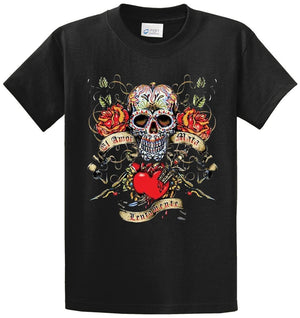El Amor Mata Skull Printed Tee Shirt