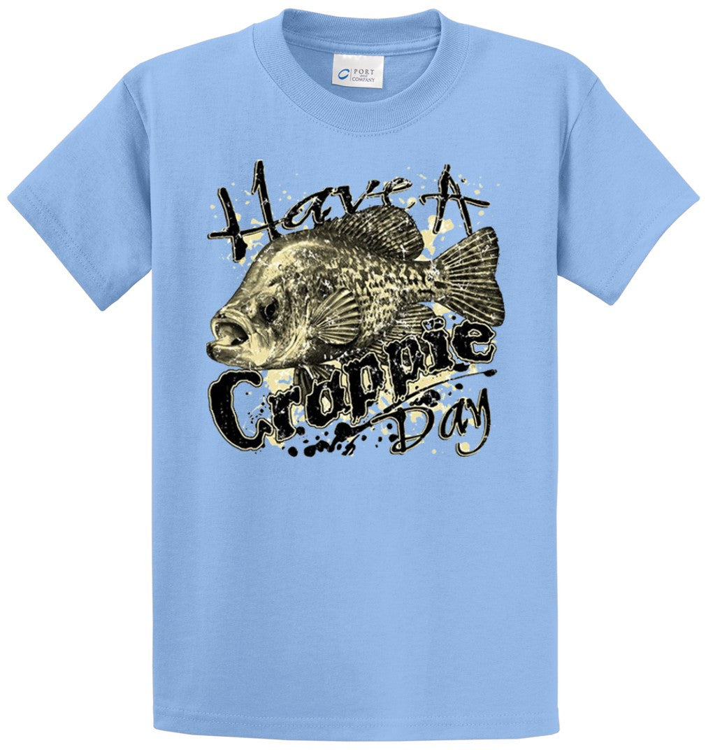 Have A Crappie Day Printed Tee Shirt-1
