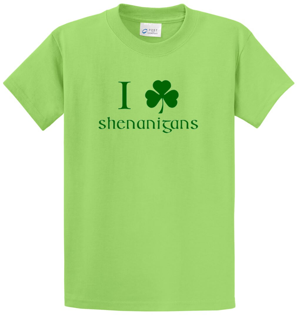 I Love Shenanigans Printed Tee Shirt-1