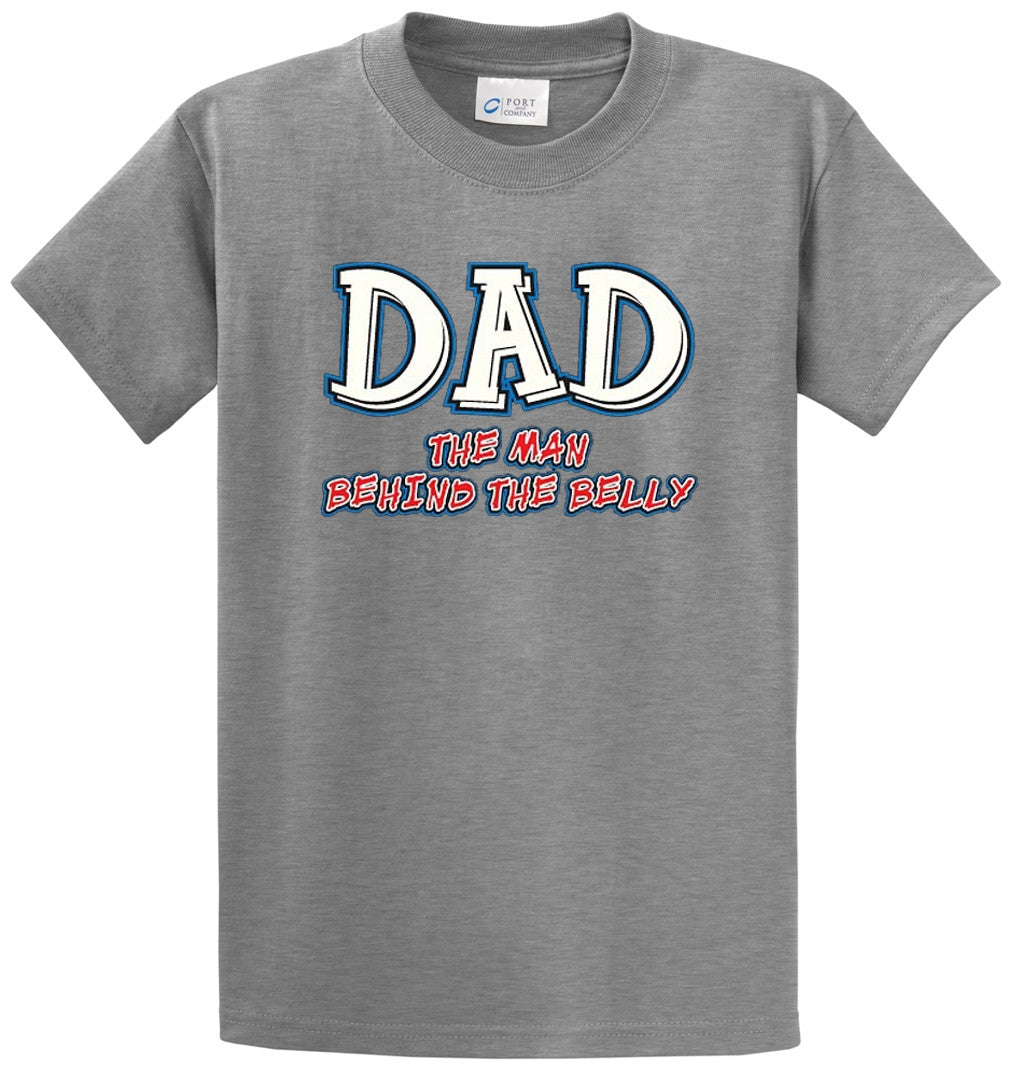 Dad, Man Behind The Belly Printed Tee Shirt-1