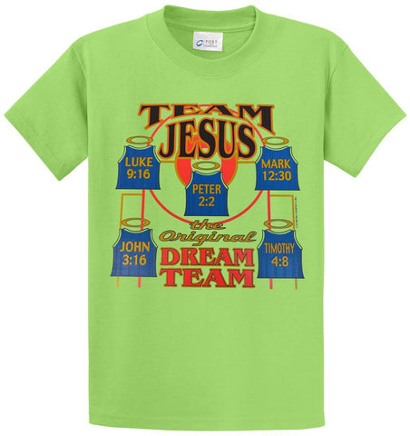 Team Jesus Dream Team Printed Tee Shirt
