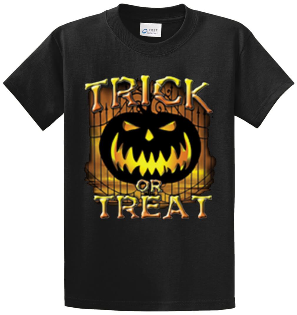 Trick Or Treat Printed Tee Shirt-1